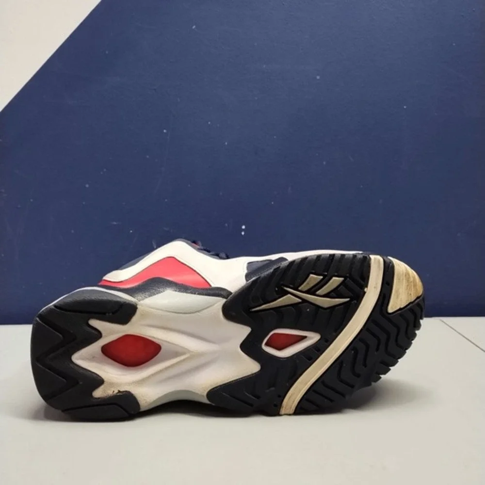 Reebok Kamikaze 2 Basketball Shoes Boys Size 5.5 Navy/White/Red Lace Up FY0682